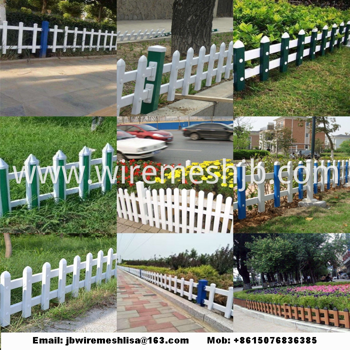 Powder Coated Lawn Fence/ Garden Steel Fence